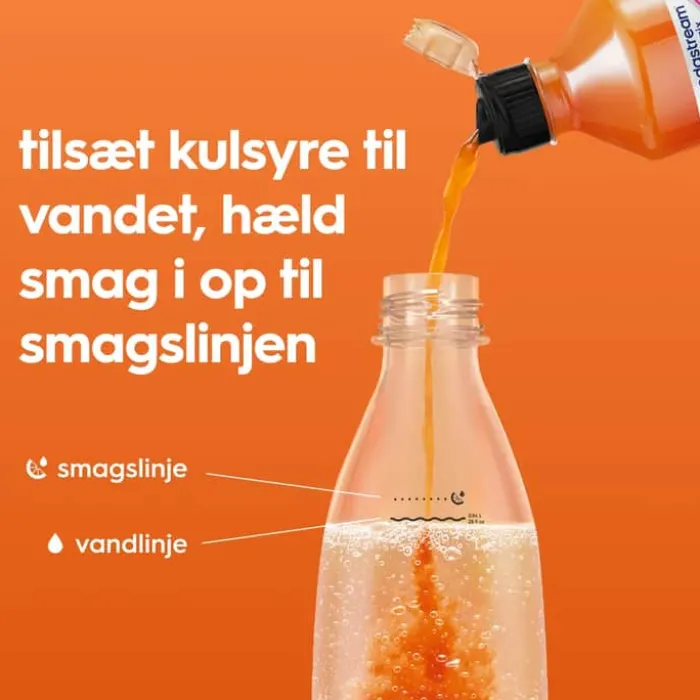 SodaStream Sirup - Mirinda Zero 440 ml - Giver ca. 9 liter færdig drik.
