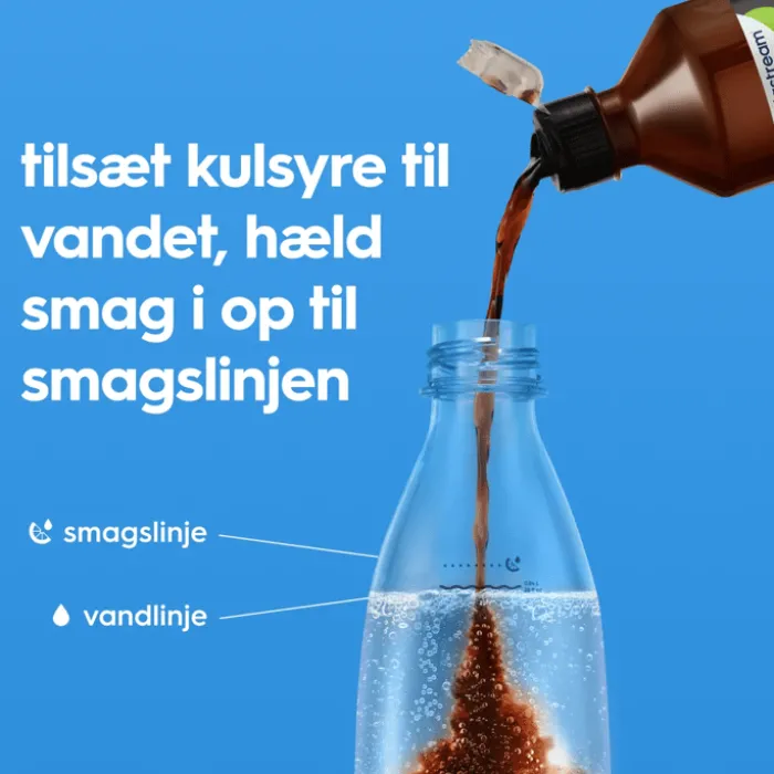 SodaStream Sirup - Pepsi Max Lime 440 ml - Giver ca. 9 liter færdig drik.