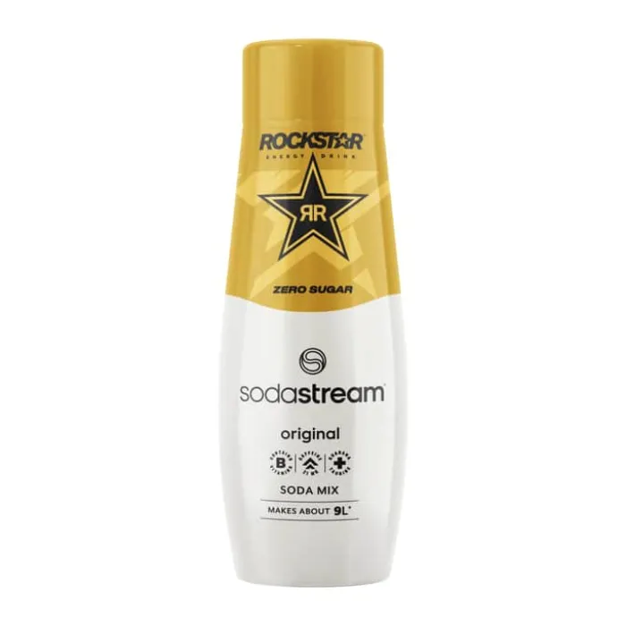SodaStream Sirup - Rockstar Energy Original Zero 440 ml - Giver ca. 9 liter færdig drik