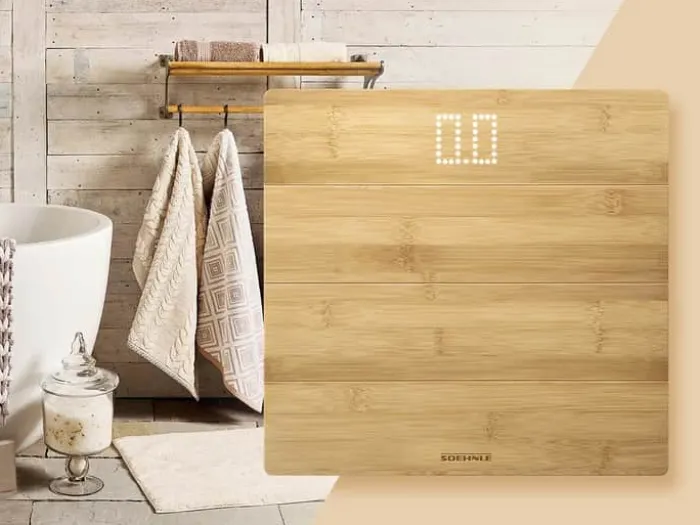 Soehnle Personvægt B 30 x L 30 cm - Bambus