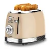 Sogo Brødrister 2 skiver - Automatisk sluk - Beige
