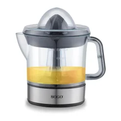 Sogo Citrus Juicer 0,7 liter - Auto start/stop - Støjsvag