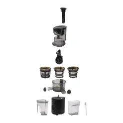 Sogo Slow juicer 1 liter - 200 watt - Sort