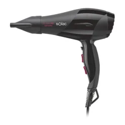 Solac Expert Hårtørrer 2600 Watt - 3 hastigheder - Inkl. tilbehør