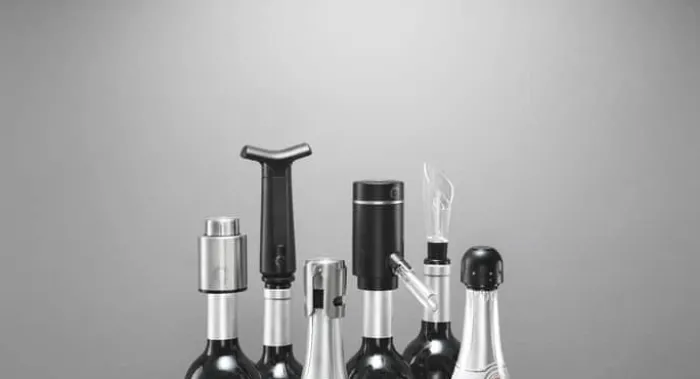 Sommelier by CASA Living Sommelier Vinilter Ø 3,5 x 12 cm - Plastik - Sort