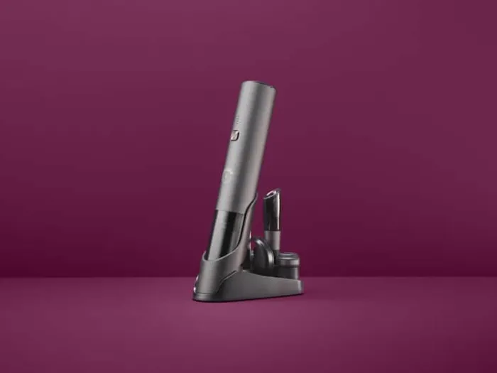Sommelier by CASA Living Vinsæt - 5 dele H 30 cm - Plastik/aluminium - Sort