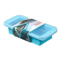 Souper Cubes Frysebakke Med 2 rum - Silikone - Blå
