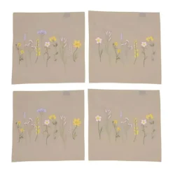 Speedtsberg Stofserviet - 4 stk. B 40 x L 40 cm - Bomuld - Natur
