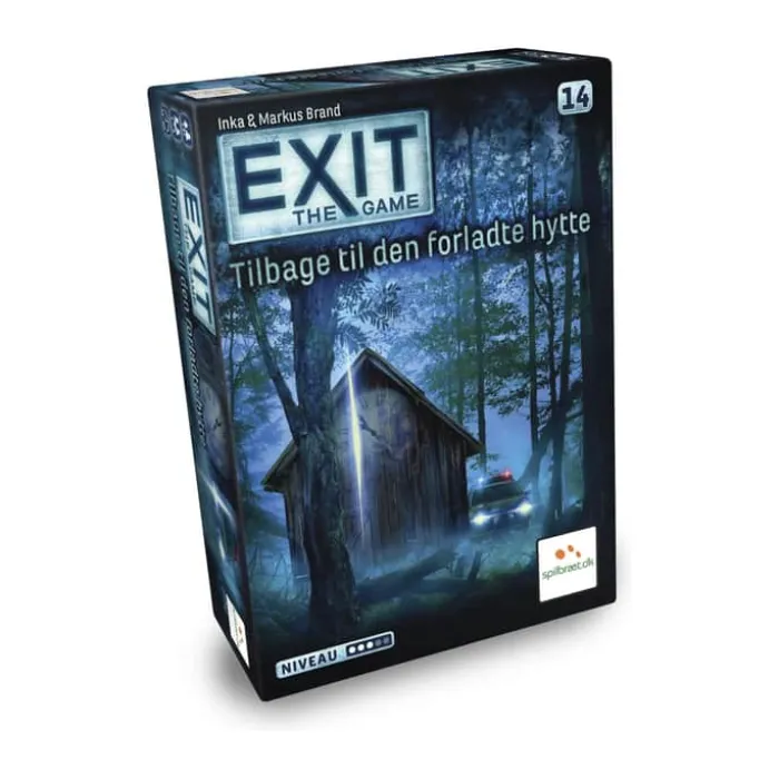 Spilbræt Brætspil - Exit 14: Tilbage til den forladte hytte 1-4 spillere
