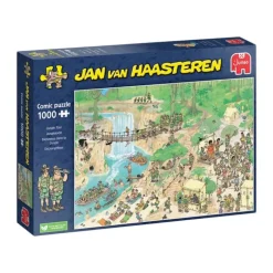 Spilbræt Jan van Haasteren Puslespil - Jungle Tour 1000 brikker
