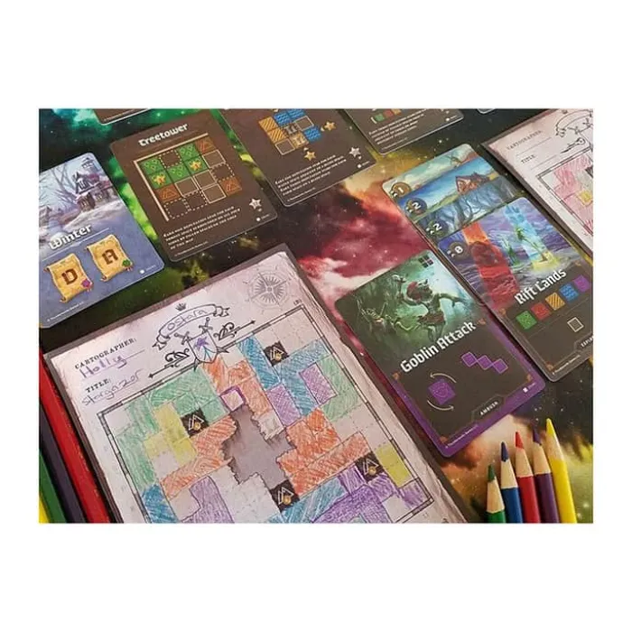 Spilbræt Kortspil - Cartographers: A Roll Player Tale 1-100 spillere