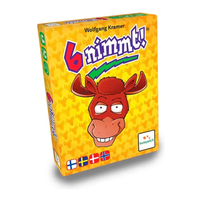 Spilbræt Kortspil - 6 Nimmt! 2-6 spillere - Nordisk udgave