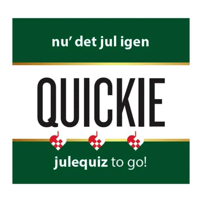 Spilbræt Kortspil - Quizzone Quickie - Nu Det Jul Minimum 2 spillere