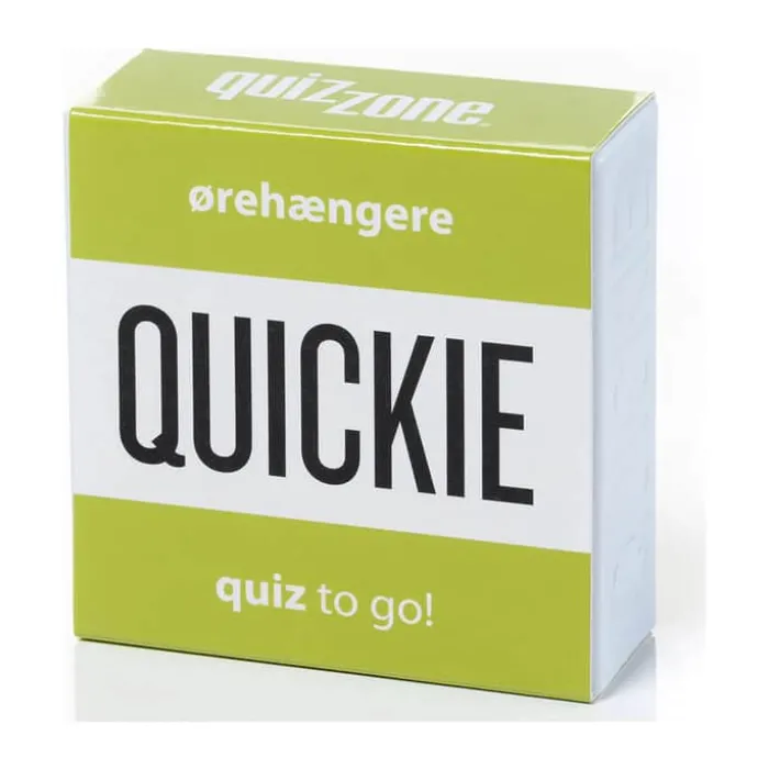 Spilbræt Kortspil - Quizzone Quickie - Ørehængere Minimum 2 spillere