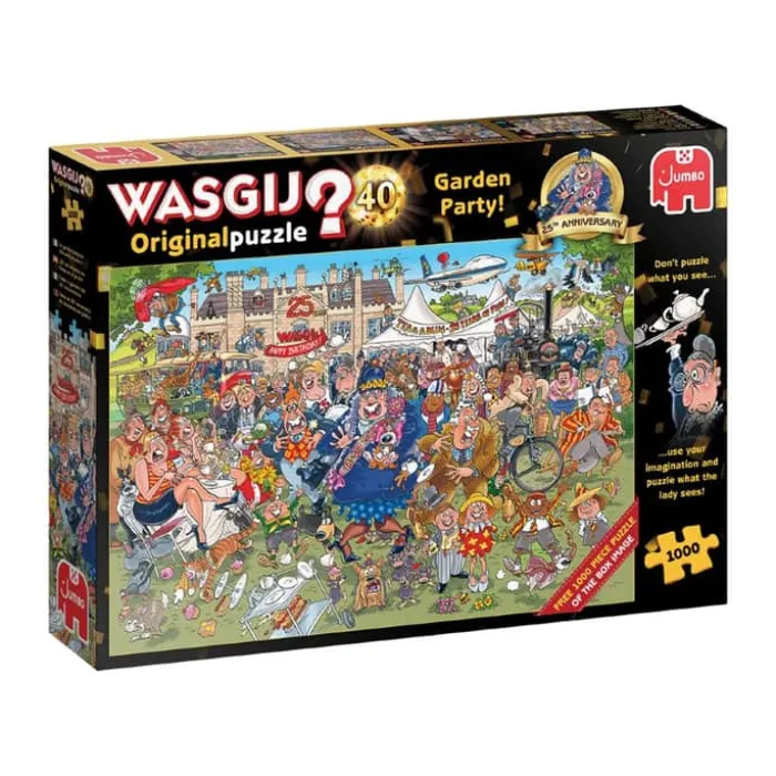 Spilbræt Puzzle Wasgij Puslespil - Gardenparty! 25th Anniversary 2 Puslespil á 1000 brikker