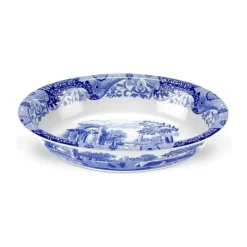 Spode Blue Italien Serveringsform B 31,4 x L 22,6 cm - Porcelæn - Blå/hvid
