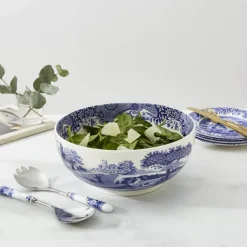 Spode Blue Italien Skål Ø 26,5 cm - Porcelæn - Blå/hvid