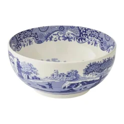 Spode Blue Italien Skål Ø 26,5 cm - Porcelæn - Blå/hvid