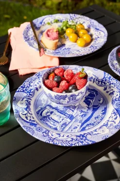 Spode Blue Italien Skål Ø 10,5 cm - Porcelæn - Blå/hvid