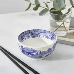 Spode Blue Italien Skål Ø 10,5 cm - Porcelæn - Blå/hvid