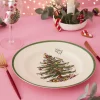 Spode Christmas Tree Middagstallerken Ø 27,5 cm - Porcelæn - Hvid