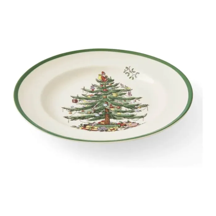 Spode Christmas Tree Middagstallerken Ø 27,5 cm - Porcelæn - Hvid