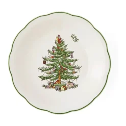 Spode Christmas Tree Skål Ø 17,5 cm- Porcelæn - Hvid