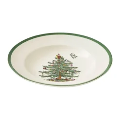 Spode Christmas Tree Suppeskål Ø 23 cm - Porcelæn - Hvid