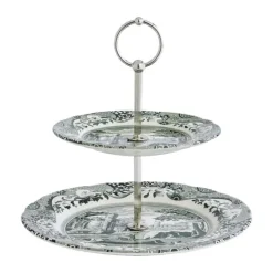 Spode Heritage Green Italian Étagère H 23,5 cm - Porcelæn - Grøn