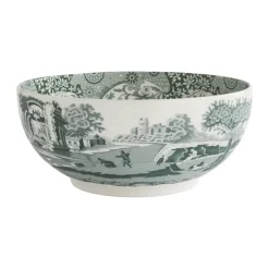 Spode Heritage Green Italian Skål Ø 26,5 cm - Porcelæn - Grøn