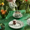 Spode Heritage Green Italian Asiet - 4 stk. Ø 15 cm - Porcelæn - Grøn