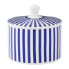 Spode Steccato Sukkerkrukke m.låg Ø 11,5 cm - Porcelæn - Blå