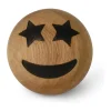 Spring Copenhagen Figur Emotion - Star Eyes Ø 7 cm - Certificeret egetræ