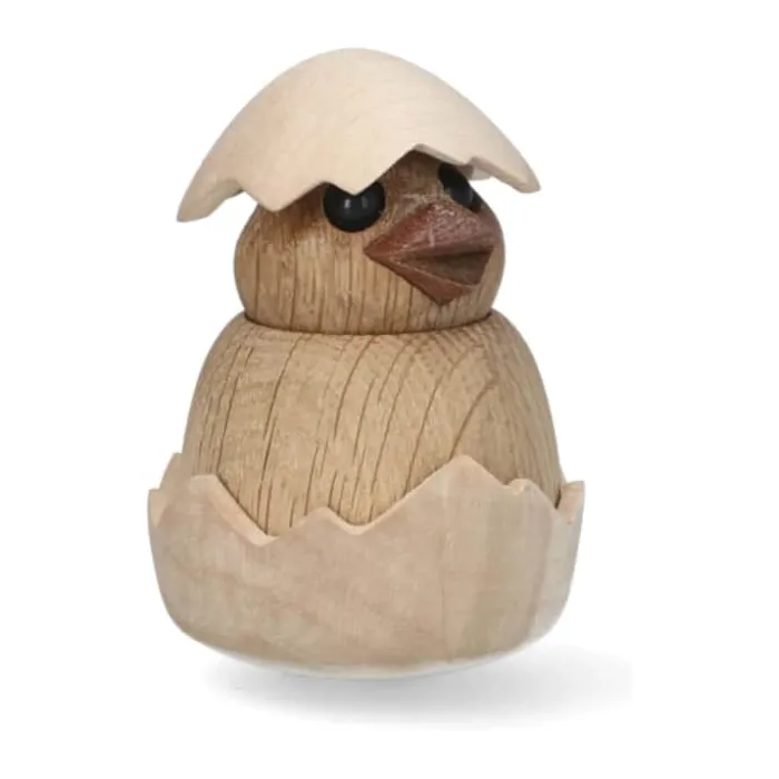 Spring Copenhagen Kylling - Chick H 8 cm - Certificeret ahorntræ - Natur