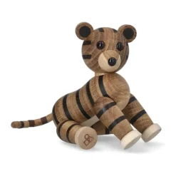 Spring Copenhagen Tiger - Shiva H 12 cm - Certificeret egetræ - Natur