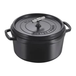 Staub La Cocotte 6,75 liter - Støbejern - Sort