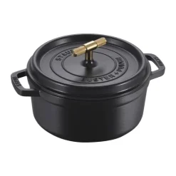 Staub La Cocotte 3,8 liter - Støbejern - Sort
