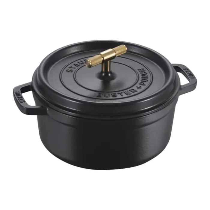 Staub La Cocotte 3,8 liter - Støbejern - Sort