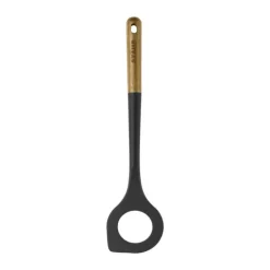 Staub Risottoske L 31 cm - Silikone/akacietræ - Sort