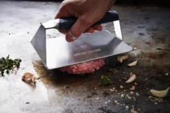 Steak Champ Bøfpresser B 13 x L 19 cm - Rustfrit stål/plastik