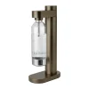 Stelton Brus Kulsyremaskine m. flaske H 42 cm - Rustfrit stål - Dark Brown Metallic