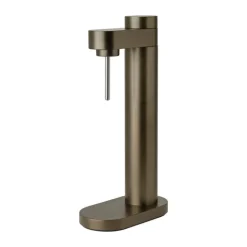 Stelton Brus Kulsyremaskine m. flaske H 42 cm - Rustfrit stål - Dark Brown Metallic