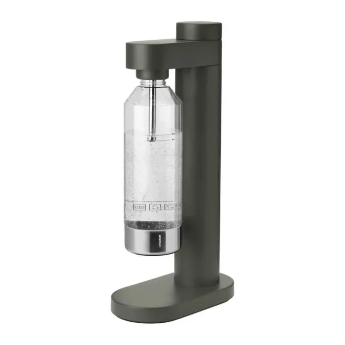 Stelton Brus Kulsyremaskine m. flaske H 42 cm - Rustfrit stål - Dark Forrest