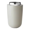 Stelton Concave Vase H 21 cm - Aluminium/rustfrit stål - Sand