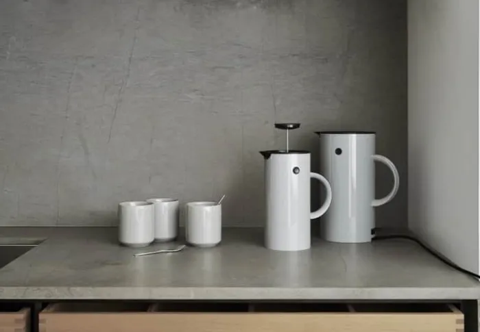 Stelton EM77 Elkedel 1,5 liter - 2200 Watt - Lysegrå