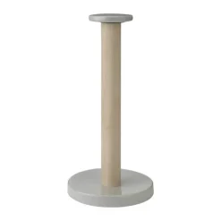 Stelton Emma Køkkenrulleholder Ø 13,5 cm - Stentøj/bøgetræ - Grå