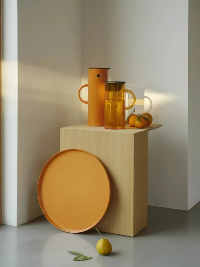 Stelton EM Serveringsbakke Ø 40 cm - ABS plastik - Saffron