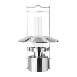 Stelton EM Skibslampe LED H 43 x Ø 27 cm - Rustfrit stål/borosilikat glas