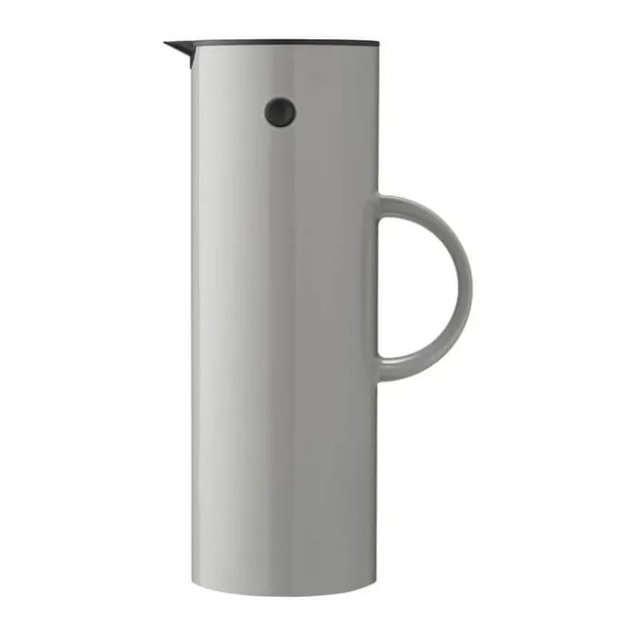 Stelton EM77 Termokande 1 liter - Glas/plastik - Light grey