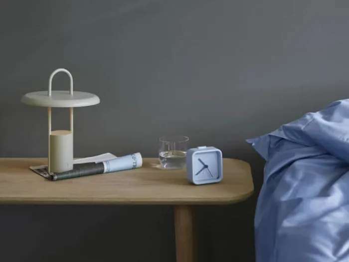 Stelton Okiru Vækkeur H 8 x B 4 x L 8 cm - Plastik - Lyseblå